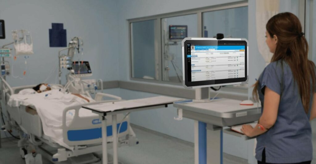 In what ways are tablets utilized in healthcare?